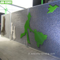 Nuovo design 358 recinzione decorativa per piscina della villa